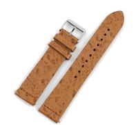 MCNVNEFSAW Vintage Leather Watchband 16mm 17mm 18mm 19mm 20mm 21mm 22mm Ostrich Pattern Quick Release Watch Strap Bracelets Accessories watch band(Tan,22mm)