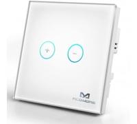 MCO Home Z-Wave Smart Light Dimmer with Touch Panel, MH-DT311, White
