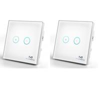 MCO Home Z-Wave Smart Light Dimmer with Touch Panel, MH-DT311, White (Pack of 2)