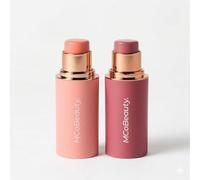 MCoBeauty - Baby Face Multiuse Cream Stick Bundle of 2 - for Lips and Cheeks - Blush Stick in Peony Rose & Kitty Shades - Contains Moisturising Jojoba Seed Oil, Coconut Oil and More