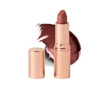 MCoBeauty - Crème Matte Luxe Lipstick - Long-Lasting Hydrating Soft Matte Lipstick with Square-Tip Bullet - Holiday Essentials - Very Shelley, Taupe Nude Shade - 3.5g