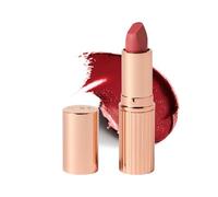 MCoBeauty - Crème Matte Luxe Lipstick - Long-Lasting Hydrating Soft Matte Lipstick with Square-Tip Bullet - Holiday Essentials - Rose Saturn, Peach Coral Shade - 3.5g