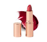 MCoBeauty - Crème Matte Luxe Lipstick - Long-Lasting Hydrating Soft Matte Lipstick with Square-Tip Bullet - Holiday Essentials - Prance Proudly, Cherry Rose Shade - 3.5g
