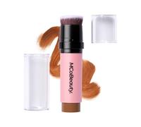 MCoBeauty - Dual-Ended Contour Stick - Creamy Sculpting Formula with Built-In Buffing Brush - Stick for Face Definition - Medium to Dark Shade - Face Makeup
