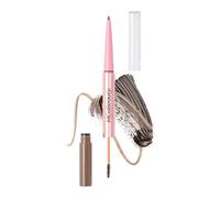 MCoBeauty - Hair & Brow Magic Wand - 2-in-1 Gel for Taming Baby Hairs and Shaping Eyebrows - Flexible Silicone Brush with Bristles - Versatile Gel Formula - Light to Medium Shade