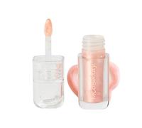 MCoBeauty - Hot Lip Plump Gloss - Disco, Shimmer Nude Shade - Moisturising Vanilla Cream Scented Lip Gloss with Precise Tapered Tip - Contains Vitamin E - Holiday Essentials - 10ml