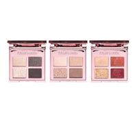 MCoBeauty Luxe Collection Eyeshadow Quad Trio - 3 Palette Set | Cheeky Chat, City Socialite & Dash at Dawn, 12 Pressed Shades, Mirror Compact, Vegan & Cruelty Free
