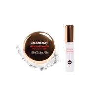 MCoBeauty Mini Pressed Powder & Mini Setting Spray Travel Duo Set | Mini Pressed Powder Translucent and mini Setting Spray duo to keep makeup set on the go