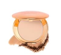MCoBeauty - Miracle Flawless Pressed Powder - 1 Light Shade - Pressed Compact Setting Powder with Rose Flower Extract and Sweet Almond Oil - Blurring & Smoothing Skin Finishing Makeup