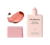 MCoBeauty - Super Glow Blush Drops - Highlighter Makeup - Shimmer Formula with Hyaluronic Acid, White Tea Extract, Cocoa Extract and More - Blush Pink Shade