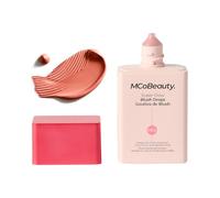 MCoBeauty - Super Glow Blush Drops - Highlighter Makeup - Shimmer Formula with Hyaluronic Acid, White Tea Extract, Cocoa Extract and More - Rose Pink Shade
