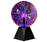 Mcoplus 6 Inch Plasma Ball, Plasma Lamp/Light, Plasma Electric Nebula Lightening Ball, Touch & Sound Sensitive, for Parties, Home, Decorations, Gift for Holiday and Birthday, Novelty Toy