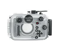 Mcoplus 60m/195ft Professional Underwater Camera Scuba Case Waterproof Diving Housing for Om System tg7 Olympus Tough TG-7 (White)