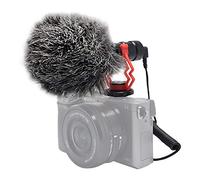 mcoplus VM-M03 Metal Shotgun Video Microphone Compact On-Camera Cardioid Directional Condenser Mini Recording Mic with Deadcat Windscreen for Smartphone DSLR Cameras and Camcorders Mac Tablet
