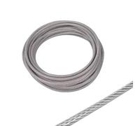 Mcoser 10M Stainless Steel Plastic-Coated Wire Rope, 1.5MM Diameter, Silver, WIRE Rope, MCK0141-10M-1.5MM, 10257029031