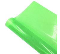 Mcoser 20cm*30cm CLear Glitter Green PVC Vinyl Foil Fabric Holographic Glitter Vinyl Roll For DIY Craft Decoration