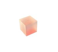 Mcoser 4*4*4cm Acrylic Square Display Block Frosted Red Cube Acrylic Display Stands For Craft Photo Posing Props Display Risers Holder for Photography
