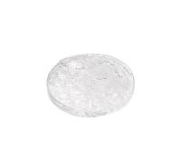 Mcoser Transparent Round Acrylic Display Stand 6CM Stone Pattern Clear Solid Display Blocks,Photo Posing Props Display Risers Holder for Photography,Jewelry,Cosmetic,Crafts Show,