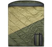 Mcota Double Sleeping Bag, 2 Person Queen Size Sleeping Bag for Adults Couples Family Camping Backpacking, XL Waterproof Lightweight for Cold Weather & Warm (Army Green)