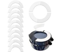 MCOTOP 6 Pairs (12 Pcs) Transparent Tape for Stove Knob Safety Covers, Premium Double Sided Tape for Child Proof Stove Knob Covers, Easy to Install, No Shaking, Suitable for Most Covers, Stretchable