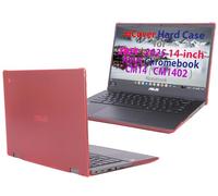 mCover Case Compatible ONLY with 2024~2025 14-inch ASUS Chromebook CM14 (CM1402c) Series Notebook Computers (NOT Fitting Any Other ASUS Models) - Red