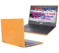 mCover Case Compatible ONLY with 2024~2025 14-inch ASUS Chromebook CM14 (CM1402c) Series Notebook Computers (NOT Fitting Any Other ASUS Models) - Orange