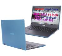 mCover Case Compatible ONLY with 2024~2025 14-inch ASUS Chromebook CM14 (CM1402c) Series Notebook Computers (NOT Fitting Any Other ASUS Models) - Aqua