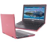 mCover Case Only Compatible for 11.6" ASUS Chromebook CR11 (CR1104CGA / CR1104CTA / CR1104FGA/ CR1104FTA) Series Laptop Computers (NOT Fitting Any Other ASUS Models)- Pink