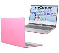 mCover Case ONLY Compatible for 16” 2024+ HP OmniBook 5 16-AF / 16-AG / 16-BAxxxx / 16-BCxxxx and Pavilion 16-AF / 16-AG0000 Series Windows AI Notebook PC (NOT Fitting Other HP Models)- Pink