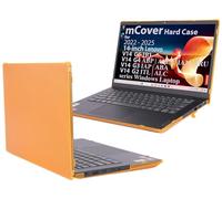 mCover Case ONLY Compatible for 2021-2025 14" Lenovo V14 G2 / G3 / G4 / G5 Series Windows Notebook PC(with 180° Hinge,NOT Fitting Any Other Lenovo Models)- Orange