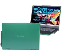 mCover case ONLY Compatible for 2024+ 14-inch Lenovo IdeaPad 5 2-in-1 14IAL10 / 14AKP10 / 14AHP9 / 14IRU9 / 14IRH9 / 14Q8X9 Series Windows Notebook PC(NOT Fitting Any Other Models)- Green