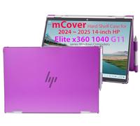 mCover Case Only Compatible for 2024~2025 14" HP Elite x360 1040 G11 2-in-1 Series Windows Laptop (NOT Fitting Any Other HP Models) - Purple