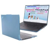 mCover case ONLY Compatible for 2024-2025 16" Lenovo ThinkPad E16 Gen 1 / Gen 2 Windows Notebook Computers (NOT Fitting Any Other Models)- Aqua