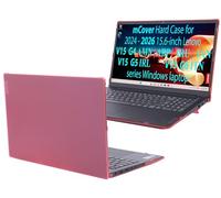 mCover Case ONLY Compatible for 2024-2026 15.6" Lenovo V15 G4 / G5 / G6 Series Windows Notebook PC(with 180° Hinge, NOT Fitting Any Other Lenovo Models)- Pink