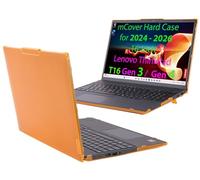 mCover case ONLY Compatible for 2024-2026 16" Lenovo ThinkPad T16 Gen 3 / Gen 4 Series Windows Notebook Computers (NOT Fitting Any Other Lenovo Models)- Orange