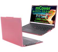 mCover case ONLY Compatible for 2025+ 13.3" Lenovo ThinkPad X13 Gen 6 Series Clamshell (with 180° Hinge) Windows Notebook PC(NOT Fitting Any Other Models)- Pink