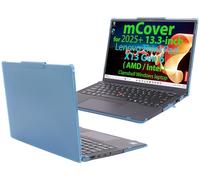 mCover case ONLY Compatible for 2025+ 13.3" Lenovo ThinkPad X13 Gen 6 Series Clamshell (with 180° Hinge) Windows Notebook PC(NOT Fitting Any Other Models)- Aqua