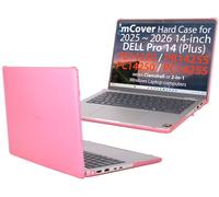 mCover Case ONLY Compatible for 2025-2026 14" Dell Pro 14 Plus PB14250 PB14255 and Pro 14 PC14250 PC14255 Windows PC (NOT Fitting Any Other Dell Models)- Pink