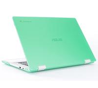 mCover Case ONLY Compatible with 2021~2022 14-inch ASUS Chromebook CX1 (CX1400) Series Laptop Computers (NOT Fitting Any Other ASUS Models) - Green
