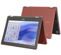 mCover Hard Case Compatible ONLY for 2021~2023 12" Acer Chromebook Spin 512 R853TA Series 2in1 Notebook Computer (NOT Fitting Any Other Models) - Red