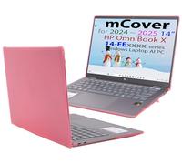 mCover Hard Case Compatible with HP OmniBook X 14-FExxxx Series Windows AI 14" Laptop 2024~2025 ONLY(Not fit any other HP models), Pink