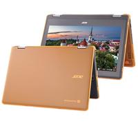 mCover Hard Case Only Compatible for 2023~2024 11.6" Acer Chromebook Spin 511 R756T Series 2-in-1 Laptop Computers (NOT Compatible with Any Other Acer Models) - Orange