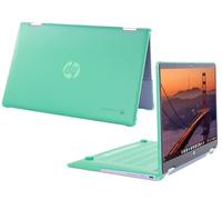 mCover Hard Case ONLY Compatible for 2024~2025 14" HP Chromebook x360 14B-CD0000 Series Laptop Computers (NOT Fitting Any Other HP Chromebook & Windows Notebook PC)- Green