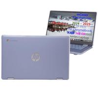 mCover Hard Case ONLY Compatible for 2024~2025 14" HP Chromebook x360 14B-CD0000 Series Laptop Computers (NOT Fitting Any Other HP Chromebook & Windows Notebook PC)- Clear
