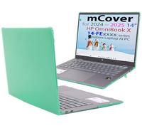 mCover Hard Case ONLY Compatible for 2024~2025 14" HP OmniBook X 14-FExxxx Series Windows AI PC Laptop (NOT Fitting Any Other HP Models) - Green