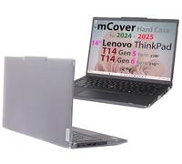 mCover Hard Case ONLY Compatible for 2024-2025 14" Lenovo ThinkPad T14 Gen 5/6 & ThinkPad P14s Gen 5/6 (AMD) Windows Notebook PC (with 180° Hinge, NOT Fitting Any Other Lenovo Models)- Clear