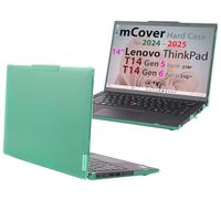 mCover Hard Case ONLY Compatible for 2024-2025 14" Lenovo ThinkPad T14 Gen 5 / Gen 6 Windows Notebook PC (with 180° Hinge, NOT Fitting Any Other Lenovo Models)- Green