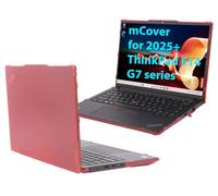 mCover Hard Case ONLY Compatible for 2025-2027 14" Lenovo ThinkPad E14 Gen 7 Windows Notebook PC (with 180° Hinge, NOT Fitting Any Other Lenovo Models) - Red