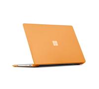 mCover Hard Case Only Compatible with 13.5-inch Microsoft Surface Laptop 1/2 / 3/4 with Metal Keyboard (Not for Alcantara Keyboard) - Orange