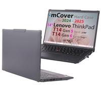 mCover Hard Case ONLY for 2024-2025 14" Lenovo ThinkPad T14 Gen 5/6 & P14s Gen 5/6 (AMD) Windows Notebook PC (180° Hinge, NOT Fitting Model P14s with Intel CPU)- Black